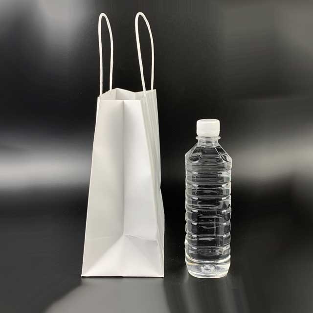 white paper bag with handle yang murah